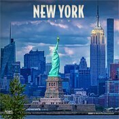 Calendrier papier 2026 New York Etats-Unis