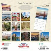 Calendrier Papier 2025 San Francisco Etats-Unis