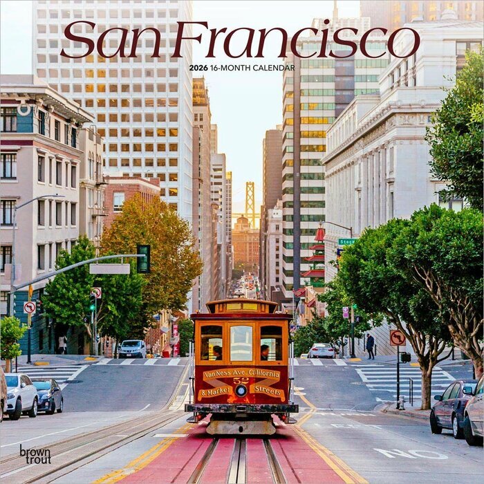 Calendrier Mural 2025 San Francisco Etats-Unis