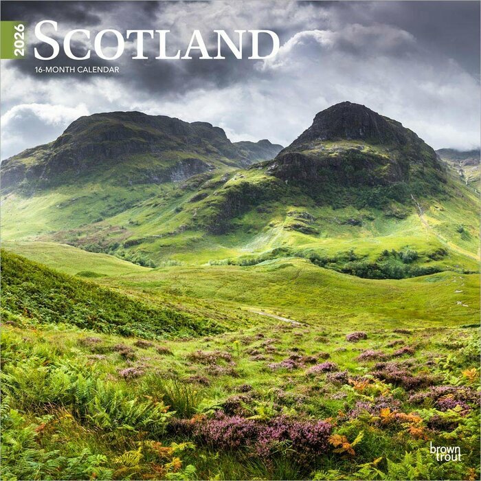 Calendrier Mural 2025 Ecosse Scotland