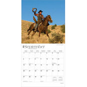 Calendrier papier 2026 CowBoys Américains
