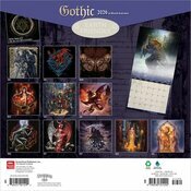 Calendrier mural 2026 Art et Illustrations Gothiques