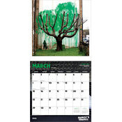 Calendrier papier 2026 Art Banksy Graffiti 