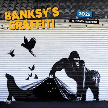 Calendrier 2026 Art Banksy Graffiti 