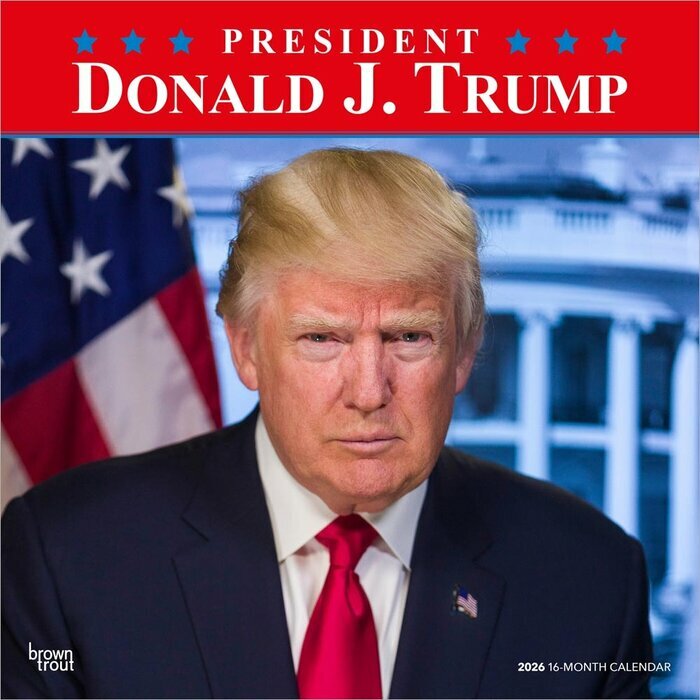 Calendrier Mural 2025 Donald J. Trump Etats-Unis