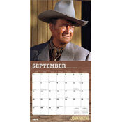 Calendrier 2025 Acteur John Wayne Western