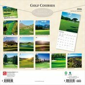 Calendrier Papier  2025 Les Plus Beaux Parcours de Golf
