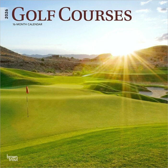 Calendrier Mural 2025 Les Plus Beaux Parcours de Golf