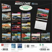 Calendrier Papier 2025 Voitures Américaines Musclées Racées
