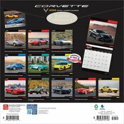 Calendrier 2026 Voitures Chevrolet Corvette