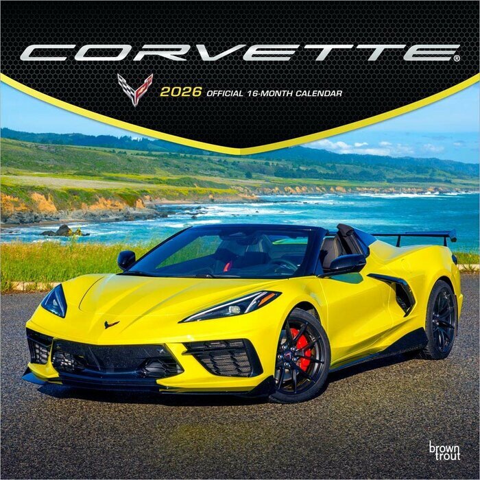 Calendrier Mural 2026 Voitures Chevrolet Corvette