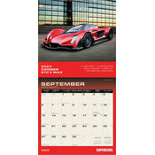 Calendrier 2025 Voitures de Rve Supercars 