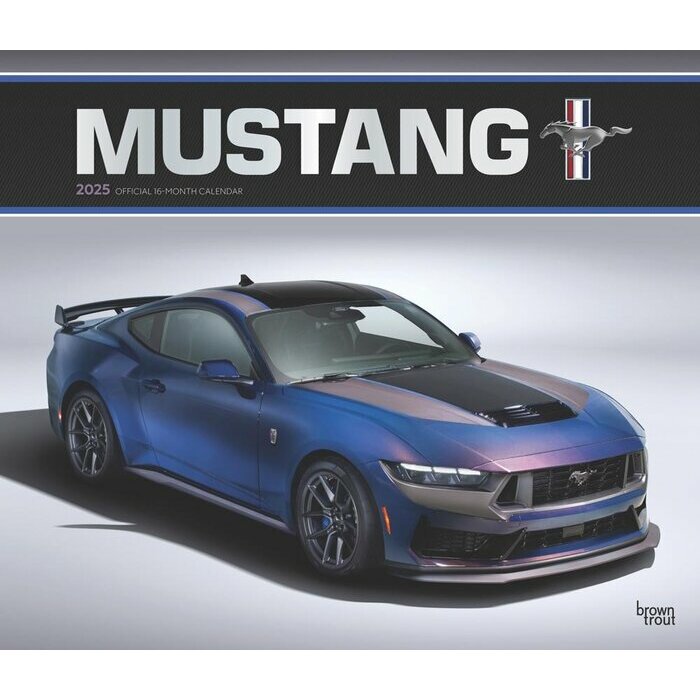 Calendrier Mural Deluxe 2025 Voiture Mustang