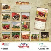 Calendrier Papier 2025 Tracteurs Rtro Vintage 