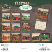 Calendrier Papier 2025 Tracteurs Rétro Vintage 