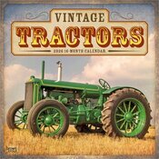 Calendrier Mural 2025 Tracteurs Rtro Vintage 