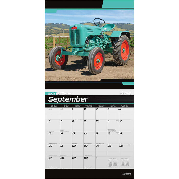 Calendrier 2025 Tracteurs Agricoles Agriculture