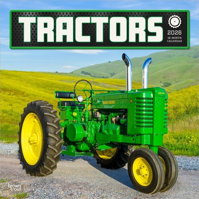 Calendrier Mural 2025 Tracteurs Agricoles Agriculture