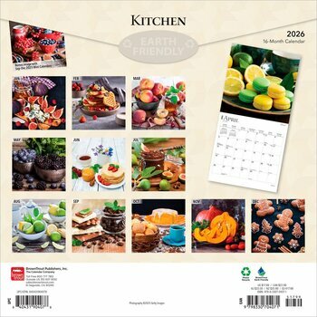 Calendrier 2026 Cuisine Colorée et  Gourmande 