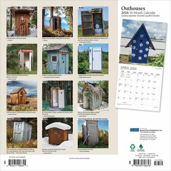 Calendrier 2025 Toilettes Extérieures Humour