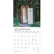 Calendrier 2025 Toilettes Extrieures Humour