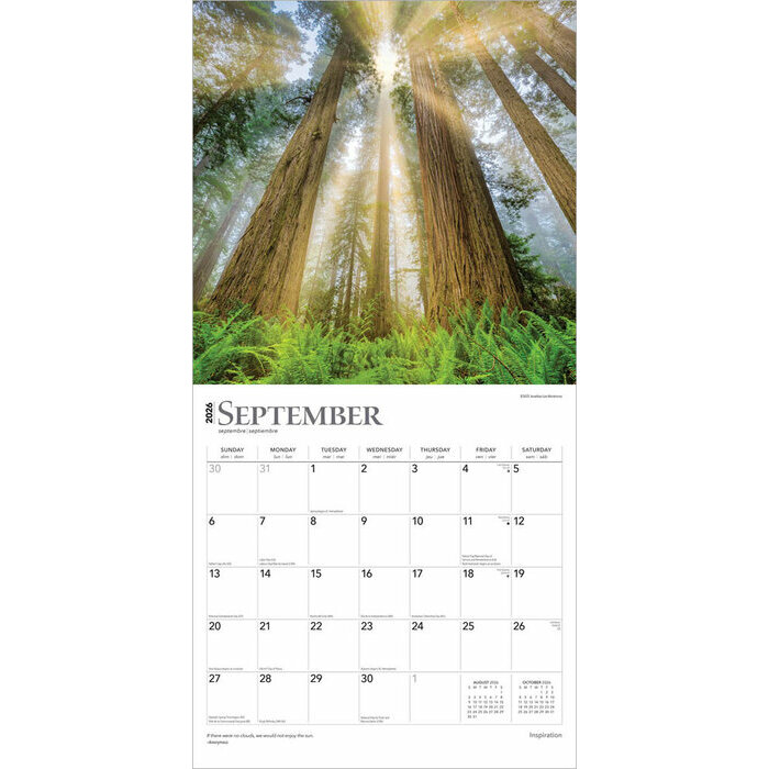 Calendrier 2025 Inspiration et Pensées Créatives