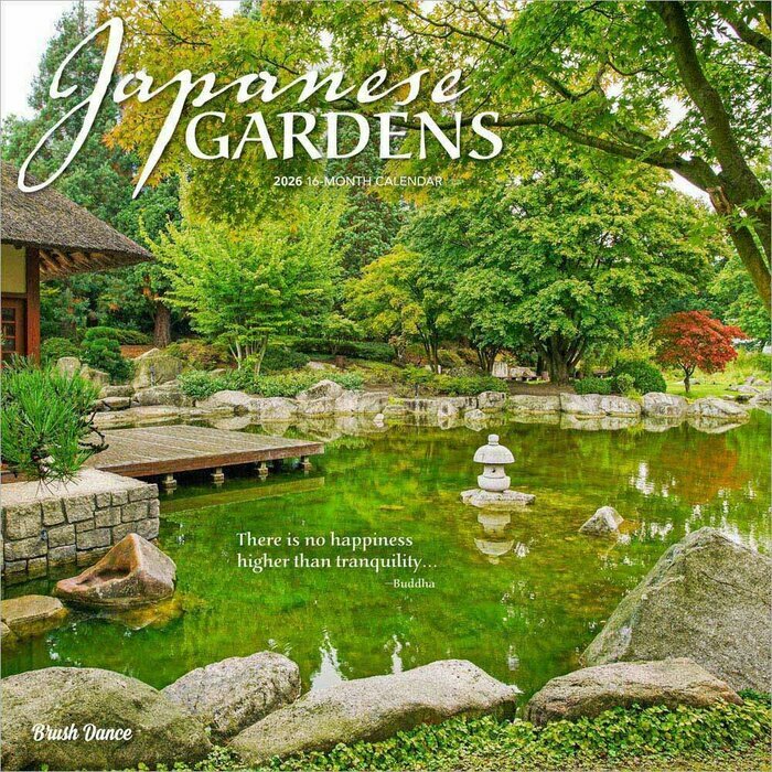 Calendrier Mural 2025 Jardins Japonais Luxuriants