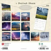 Calendrier Papier 2025 Orages Tonnerre et Temptes