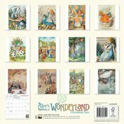 Calendrier Mural 2025 Alice aux Pays des Merveilles Illustrations