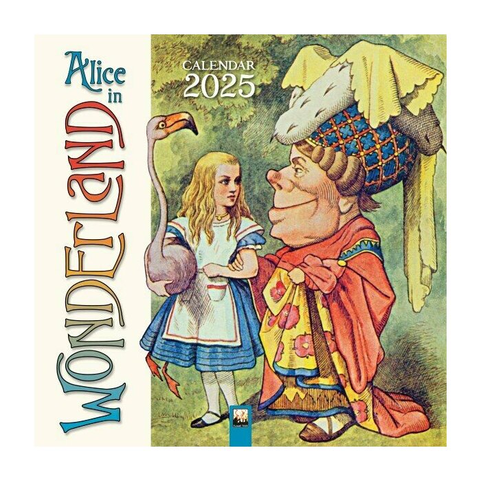 Calendrier Papier 2025 Alice aux Pays des Merveilles Illustrations