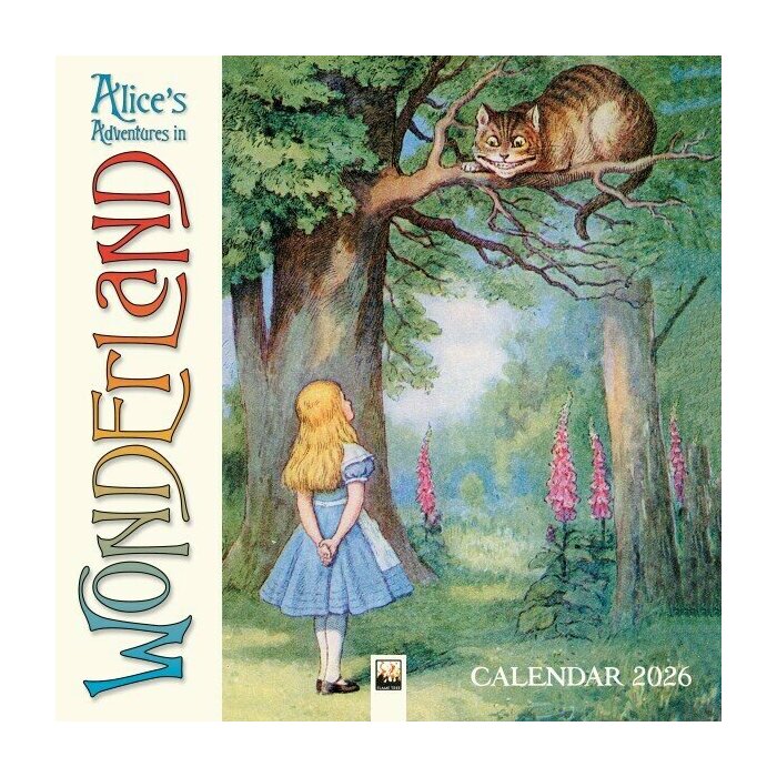 Calendrier Papier 2025 Alice aux Pays des Merveilles Illustrations