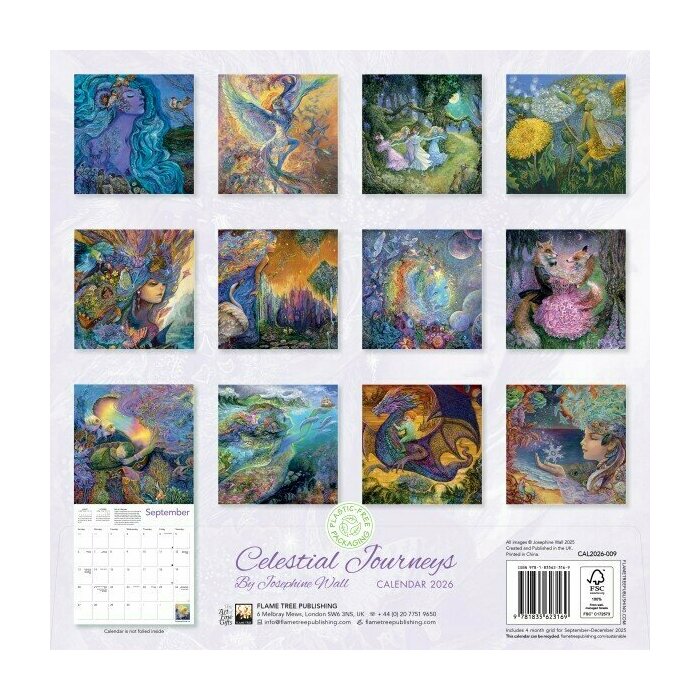 Calendrier Mural 2025 Voyages Clestes et Spirituels