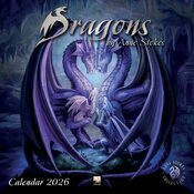 Calendrier Mural 2026 Dragons Anne Stokes Fantastiques