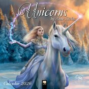 Calendrier Papier 2026 Licornes Anne Stokes Fantastiques