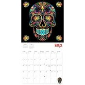 Calendrier 2025 Ttes de Mort Jour des Morts Gothique