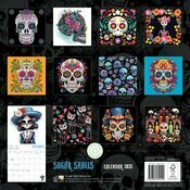 Calendrier Mural 2025 Têtes de Mort Jour des Morts Gothique