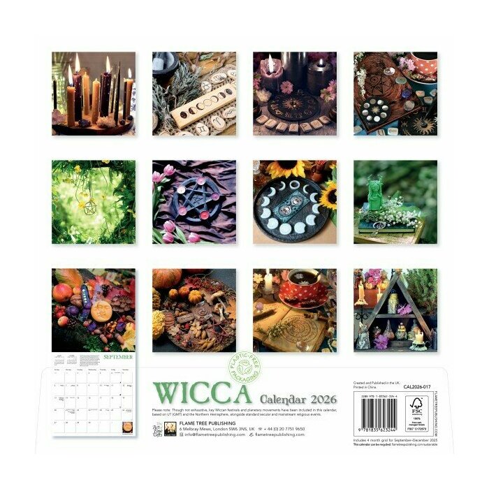 Calendrier 2026 Religion Paenne Wicca
