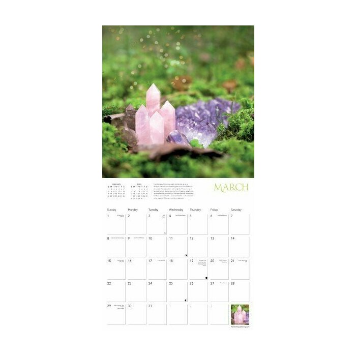 Calendrier 2025 Minraux et Cristaux de Gurison Lithothrapie