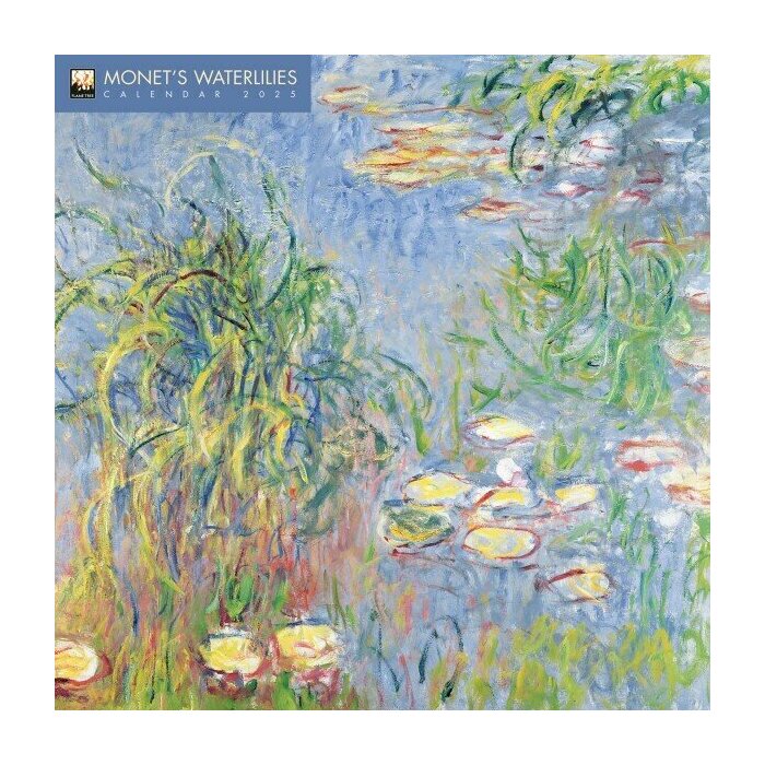 Calendrier Mural 2025 Collection de Nymphéas de Claude Monet