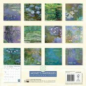 Calendrier Papier 2025 Collection de Nymphéas de Claude Monet