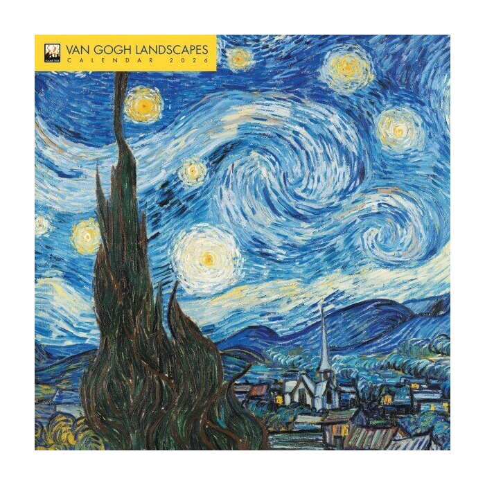 Calendrier Mural 2026 Paysages de Vincent Van Gogh