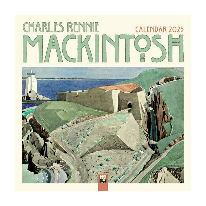 Calendrier Mural 2025 Charles Rennie Mackintosh 