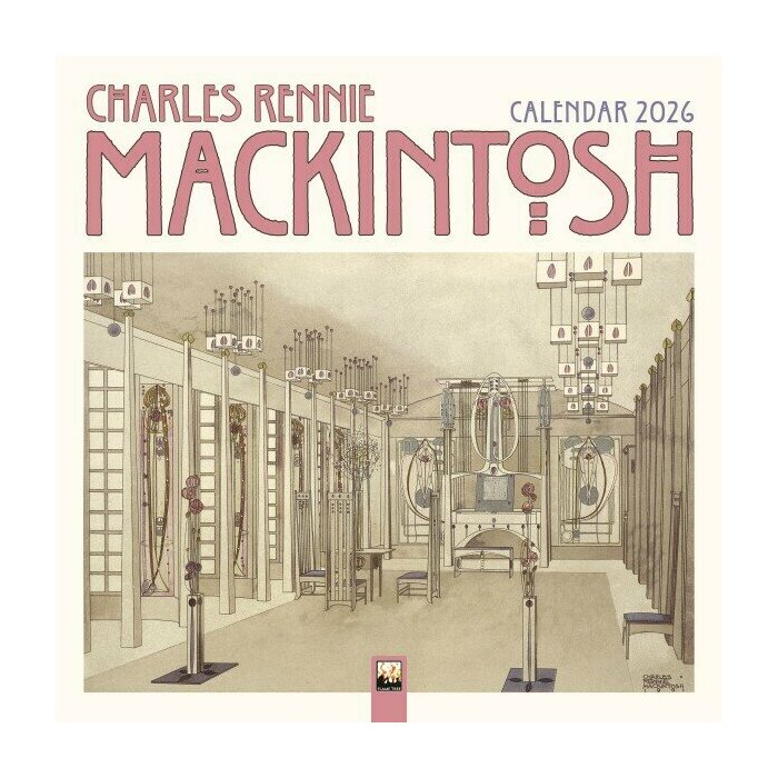 Calendrier Mural 2025 Charles Rennie Mackintosh 