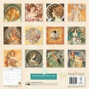 Calendrier Papier 2025 Art Nouveau Alphonse Mucha