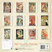 Calendrier Papier 2025 Art Nouveau Affiches Publicitaires Mucha Grasset