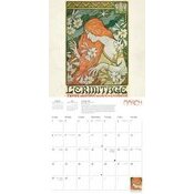 Calendrier 2025 Art Nouveau Affiches Publicitaires Mucha Grasset