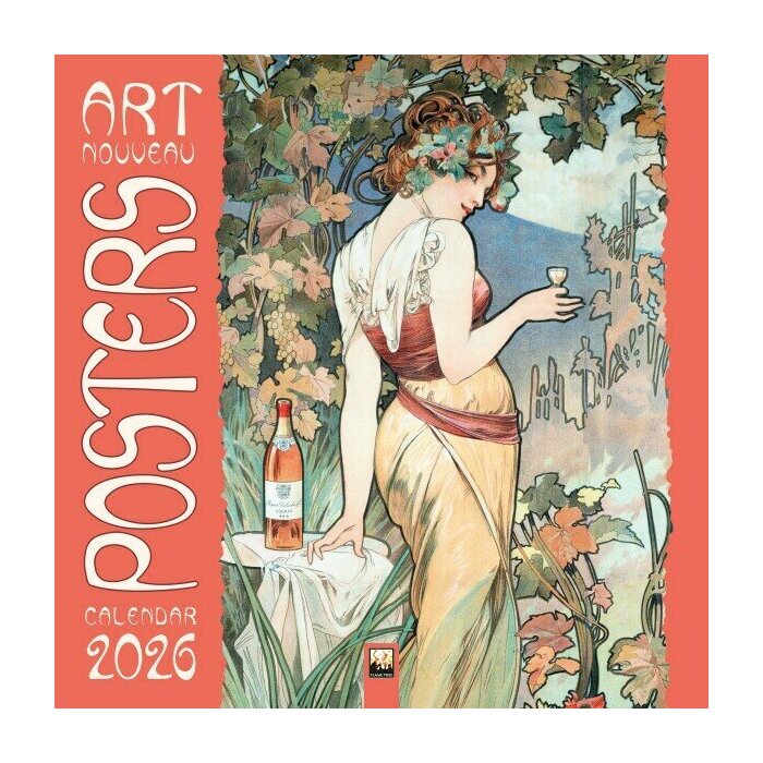 Calendrier Mural 2025 Art Nouveau Affiches Publicitaires Mucha Grasset
