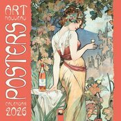 Calendrier Mural 2025 Art Nouveau Affiches Publicitaires Mucha Grasset