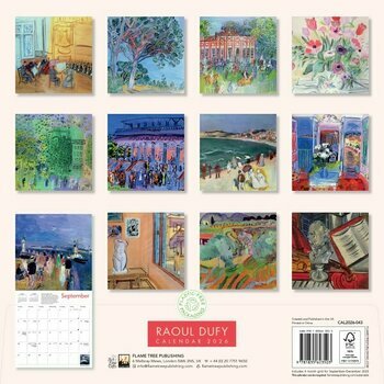 Calendrier 2025 Raoul Dufy Fauvisme