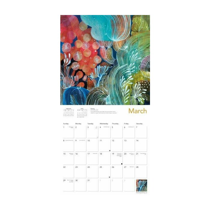 Calendrier 2025 Dessins Fleurs Est Macleod